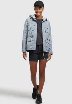 Khujo Flames - Lichte Jas - Blaugrau Hell -Khujo 0038d0f0e8c34fa9a88414a9bcfc4616