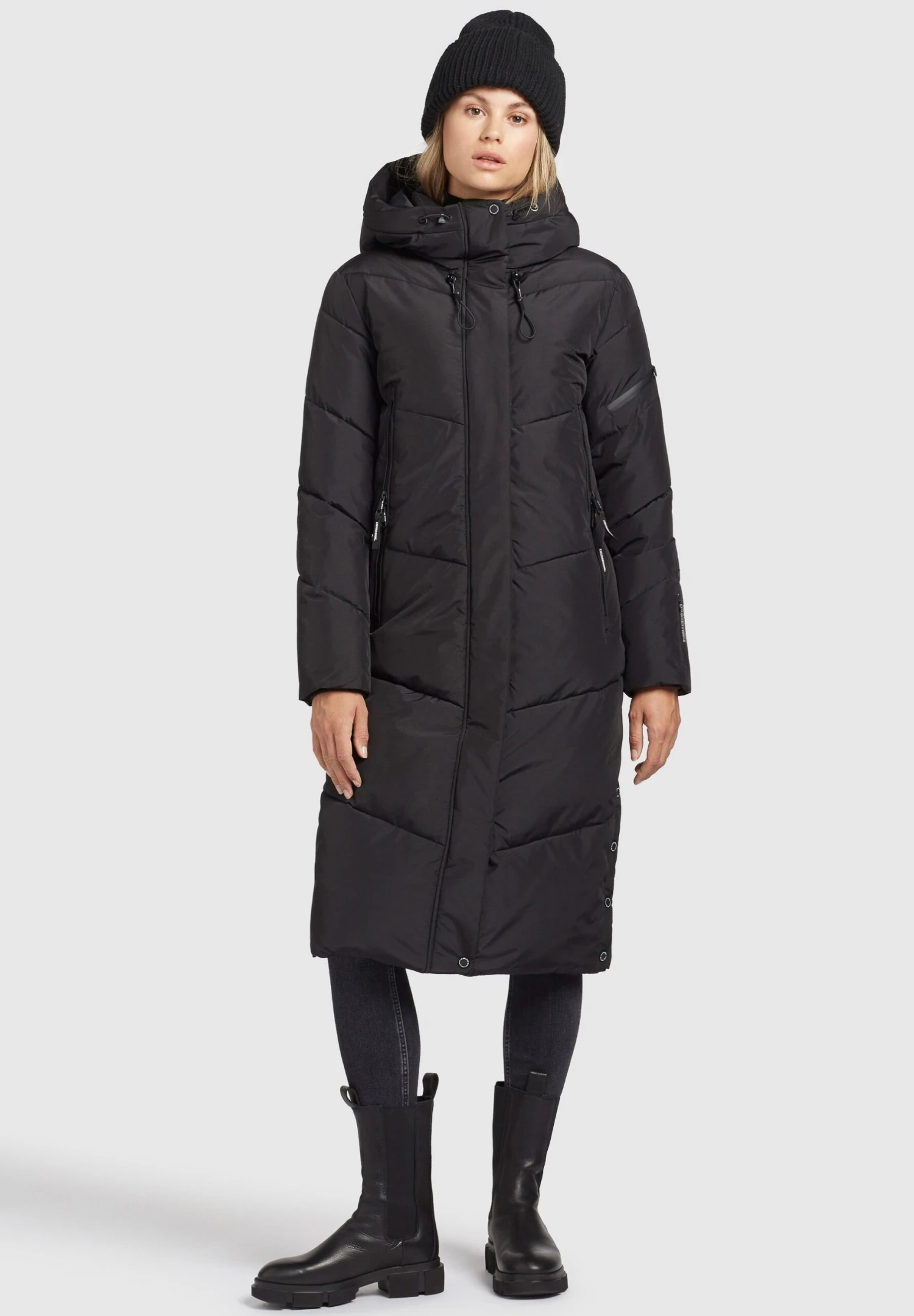 Khujo Sonje3 - Winterjas - Schwarz 4 Khujo Sonje3 - Winterjas - Schwarz - Afbeelding 2