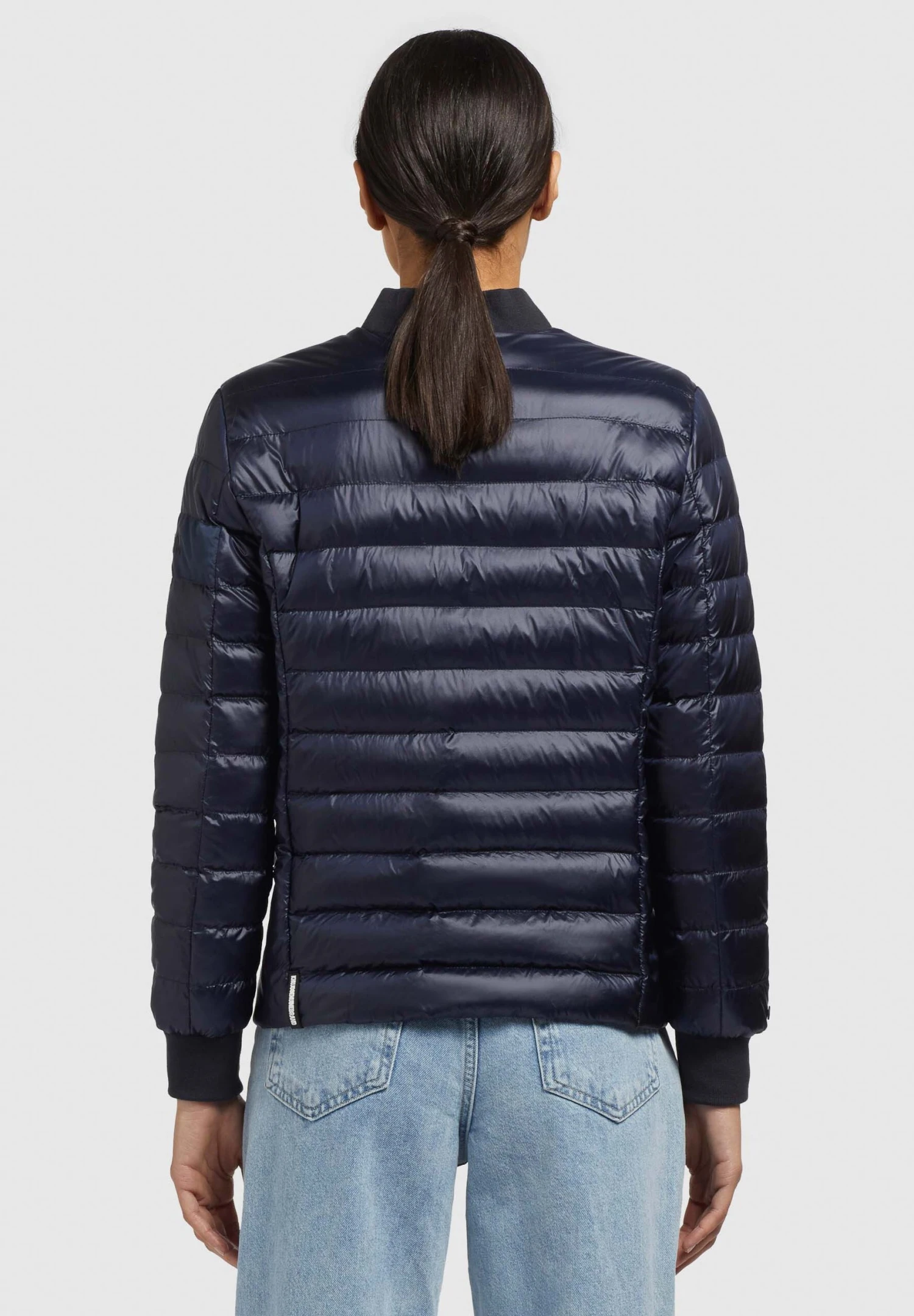 Khujo Maude Shiny - Bomberjacks - Dunkelblau 5 Khujo Maude Shiny - Bomberjacks - Dunkelblau - Afbeelding 3