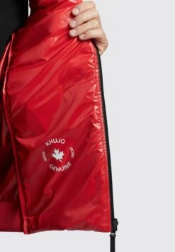 Khujo Wemo Shiny - Bodywarmer - Rot -Khujo 1179fd1551ef4fbb945e93cef5d2c771