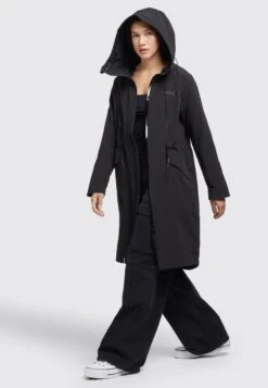 Khujo Marnia - Regenjas - Schwarz -Khujo 14f335883f6a405fa491868ee7d8a001