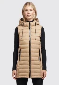 Khujo Weste Becca Matt - Bodywarmer - Beige -Khujo 1551e7c2e3b344ffaa0097ece7aa83fc