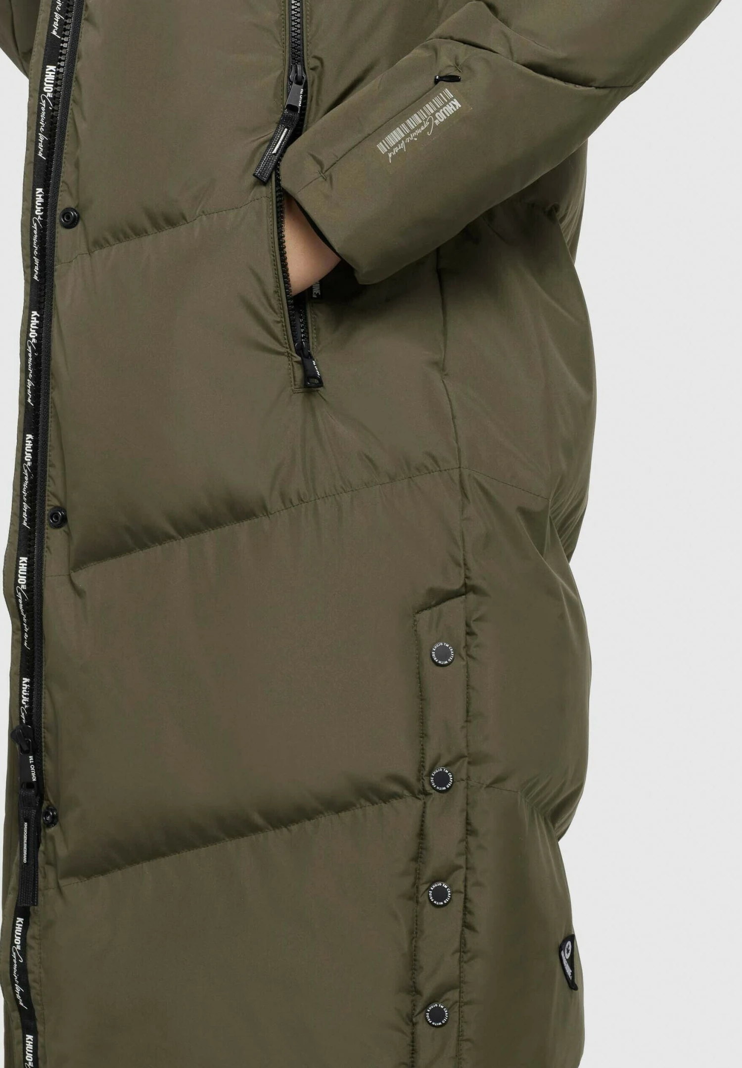 Khujo Sonje 4 - Winterjas - Khaki Grün 7 Khujo Sonje 4 - Winterjas - Khaki Grün - Afbeelding 5