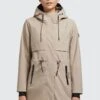 Khujo Zoni - Parka - Beige -Khujo 21d4173588444a608d480eaad32f7fa5