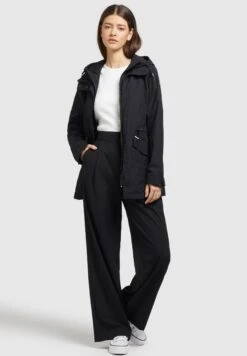 Khujo Felina - Regenjas - Schwarz -Khujo 2294a4fb50704a2c970ad3703774bf8b