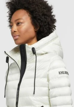 Khujo Lovina4 Shiny - Jas - Cremeweiß -Khujo 2409714d30134b83829b75622e739817