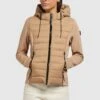Khujo Ghita Matt - Jas - Beige -Khujo 2a9529d142dc4715b85c7ab70b9b91e0