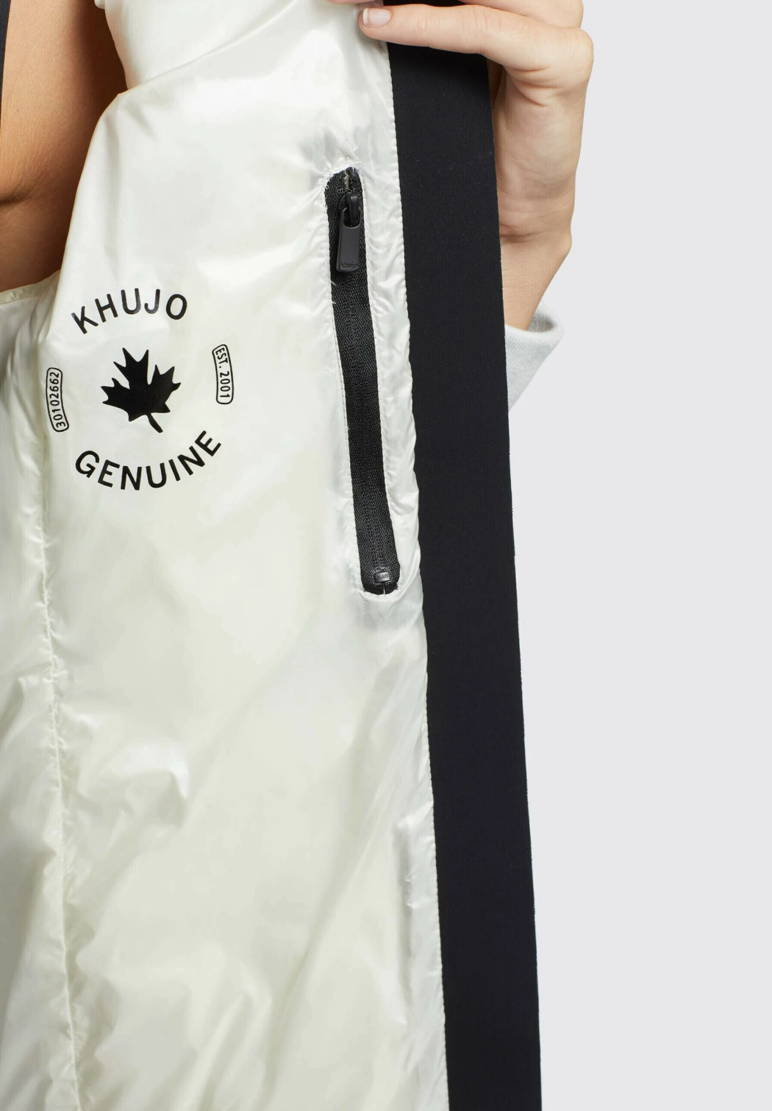 Khujo Maude Shiny - Bomberjacks - Cremeweiß 8 Khujo Maude Shiny - Bomberjacks - Cremeweiß - Afbeelding 6