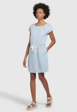 Khujo Hediye - Jurk - Hellblau -Khujo 2eb3ba919ddc40e596312c34b37f8dd1