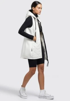 Khujo Malin - Bodywarmer - Naturweiß -Khujo 2f708d79ad844092b8d9e96135efcbc1