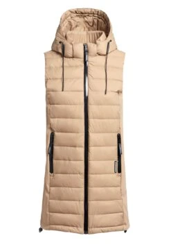 Khujo Weste Becca Matt - Bodywarmer - Beige -Khujo 3268221335ff44208970b9f998e88234