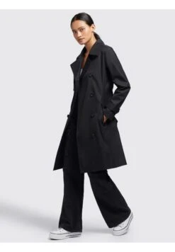 Khujo Trenchcoat - Schwarz -Khujo 32f556017b4a4c86947467a938a74f0a