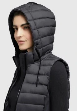 Khujo Weste Becca Matt - Bodywarmer - Schwarz -Khujo 33f49cad9f454d3baee7ef6cb10045e4