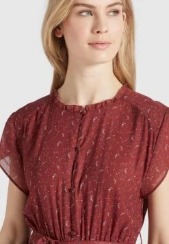 Khujo Louanna - Jumpsuit - Red -Khujo 368e38a3aed741fb8f098c988bf24486