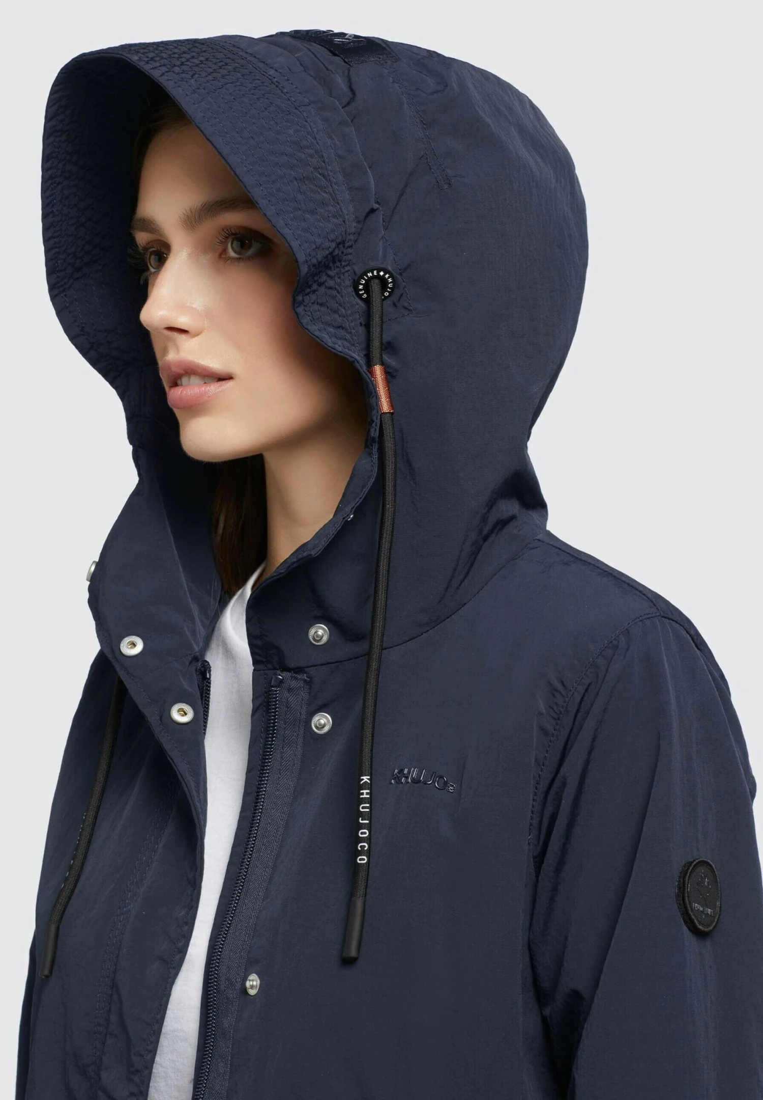 Khujo Adda - Halflange Jas - Dunkelblau 7 Khujo Adda - Halflange Jas - Dunkelblau - Afbeelding 5