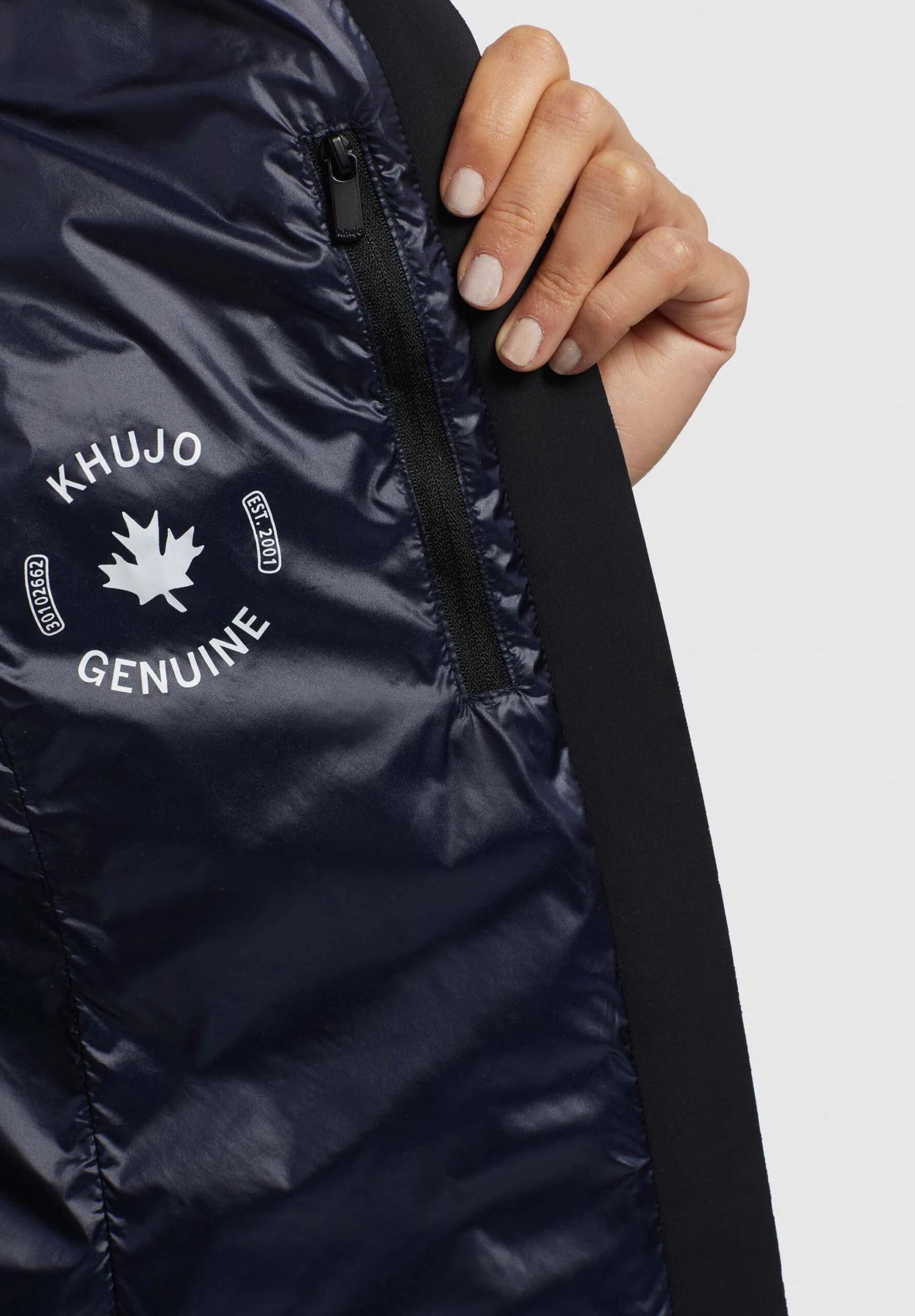 Khujo Maude Shiny - Bomberjacks - Dunkelblau 8 Khujo Maude Shiny - Bomberjacks - Dunkelblau - Afbeelding 6