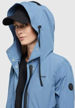 Khujo Adda - Halflange Jas - Blau -Khujo 57d51ddb28cb4e07a4f4a5e546036e99