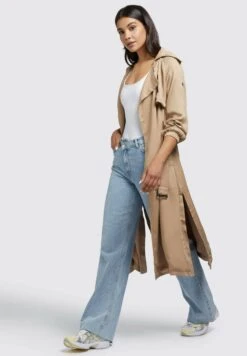 Khujo Garda - Trenchcoat - Beige -Khujo 58f84c6e5ca94ababa27c58895fddaca