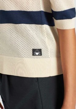 Khujo Chumane - T-Shirt Print - Sand/Dark Blue -Khujo 5a9a79544aee4ef28995a074cf2b8a50