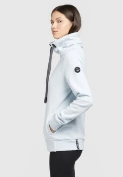 Khujo Tosta - Sweater Met Rits - Hellblau -Khujo 62c41228591e4c62972d600cff5a3eb0