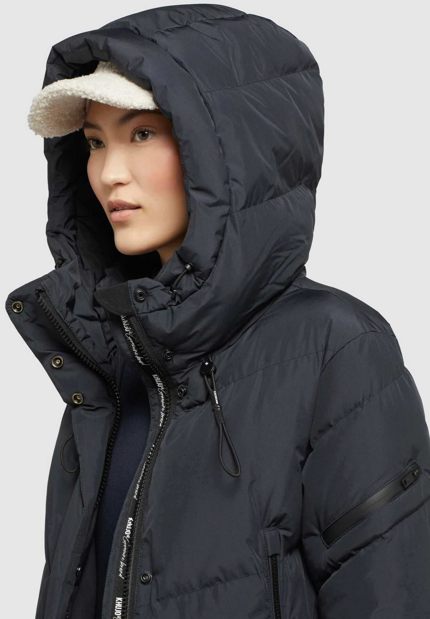 Khujo Sonje 4 - Winterjas - Graublau 6 Khujo Sonje 4 - Winterjas - Graublau - Afbeelding 4