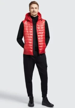 Khujo Wemo Shiny - Bodywarmer - Rot -Khujo 711772a44a78467f82cf08f621bab799