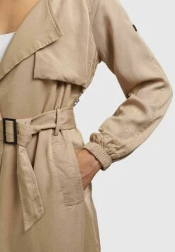 Khujo Garda - Trenchcoat - Beige -Khujo 743d1e2c2b4a41639d85f370101e00e1