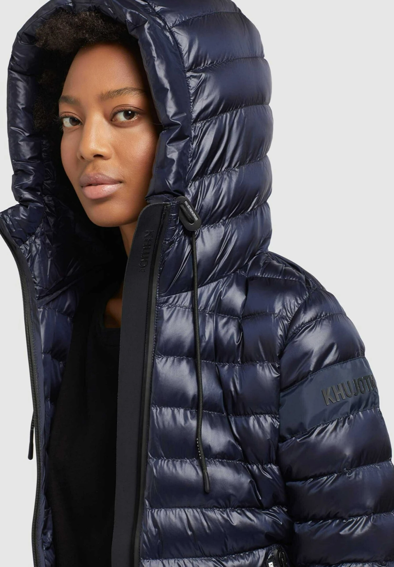 Khujo Lovina4 Shiny - Jas - Dunkelblau 8 Khujo Lovina4 Shiny - Jas - Dunkelblau - Afbeelding 6