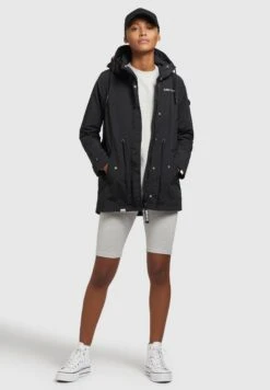 Khujo Caima - Parka - Schwarz -Khujo 7745a48186c242f2beb0f6d18fee9651