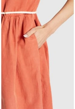 Khujo Asba - Jurk - Terrakotta -Khujo 7ff8050b9e1e4f7b92be85fd3f6125c8