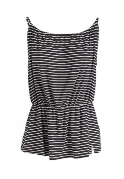 Khujo Valda - Top - Schwarz-Weiß Gestreift -Khujo 826307e49f0343a7bd1b327942d405e4