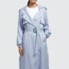 Khujo Garda - Trenchcoat - Blau -Khujo 8963fdfe0de149fe9463fd00e4232649