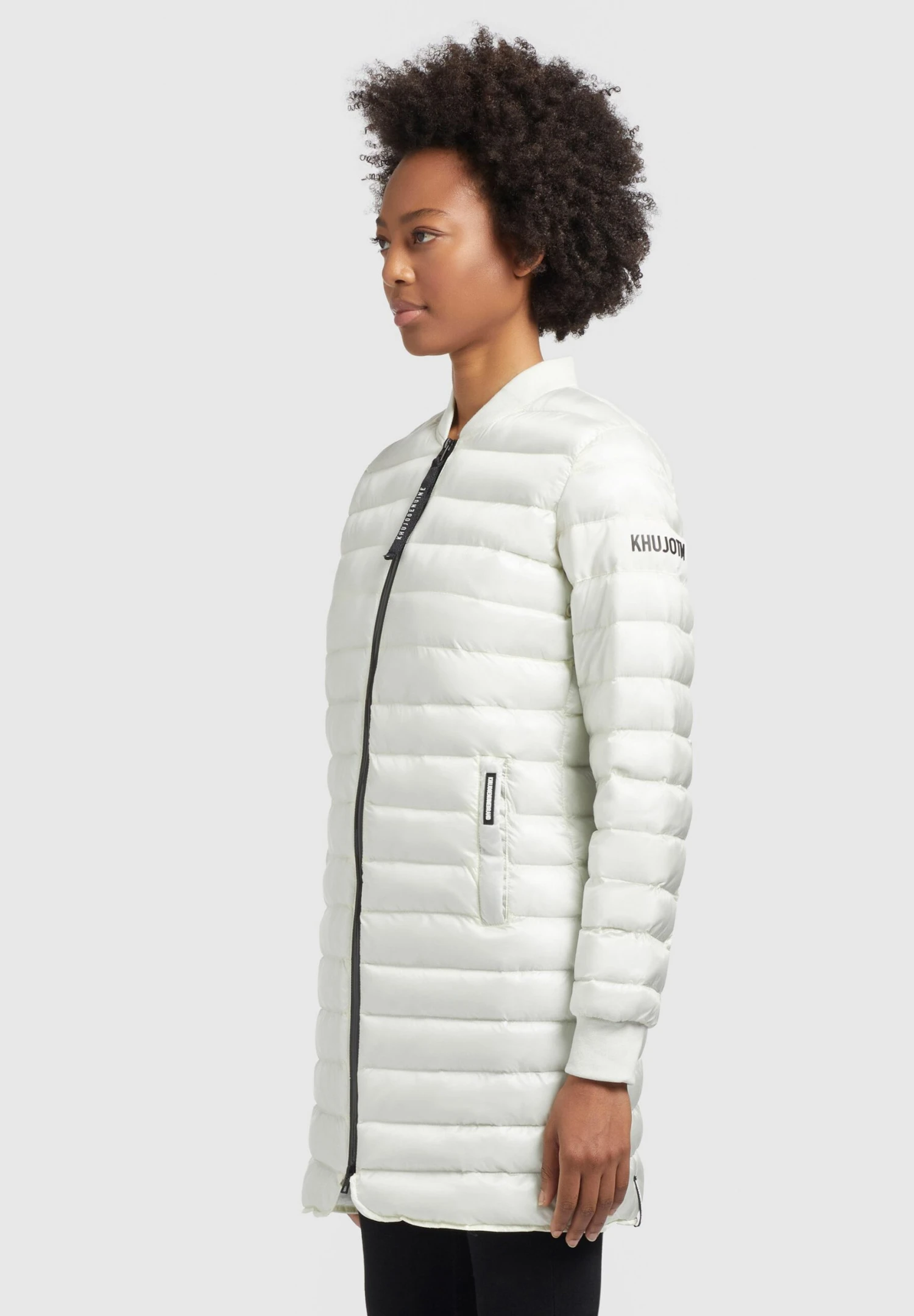 Khujo Greta Shiny - Jas - Cremeweiß 6 Khujo Greta Shiny - Jas - Cremeweiß - Afbeelding 4