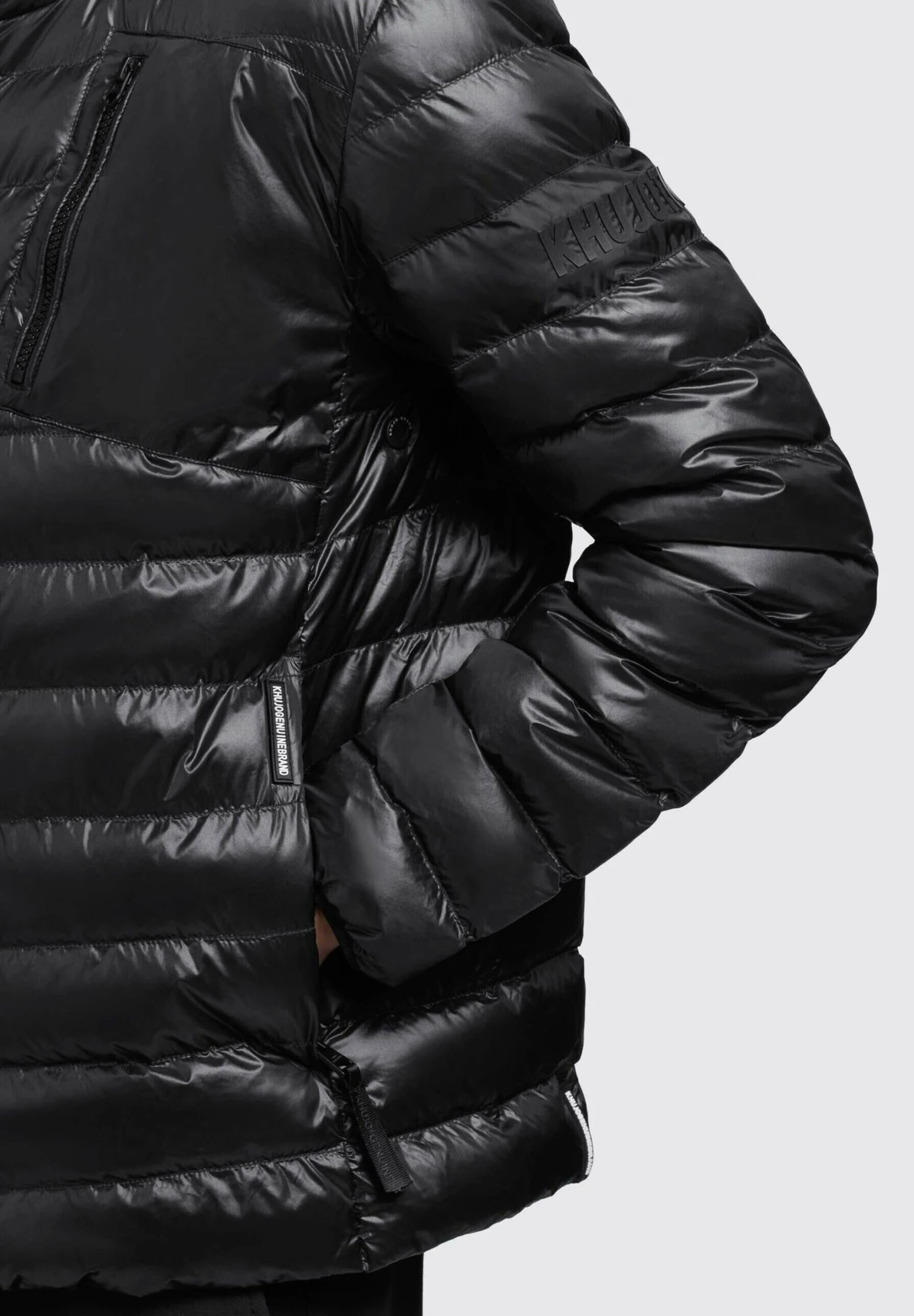 Khujo Percy Shiny - Jas - Schwarz 6 Khujo Percy Shiny - Jas - Schwarz - Afbeelding 4