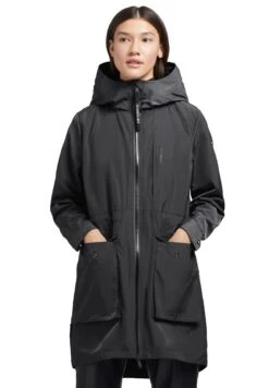 Khujo Mantel Ging - Halflange Jas - Schwarz -Khujo 9306012a19684ffda01b4fbf93148eab