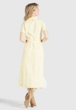 Khujo Goya - Blousejurk - Gelb-Weiß Geblümt -Khujo 940f2d1b8487423b82d6249f1e56844d