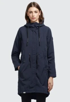 Khujo Adda - Halflange Jas - Dunkelblau