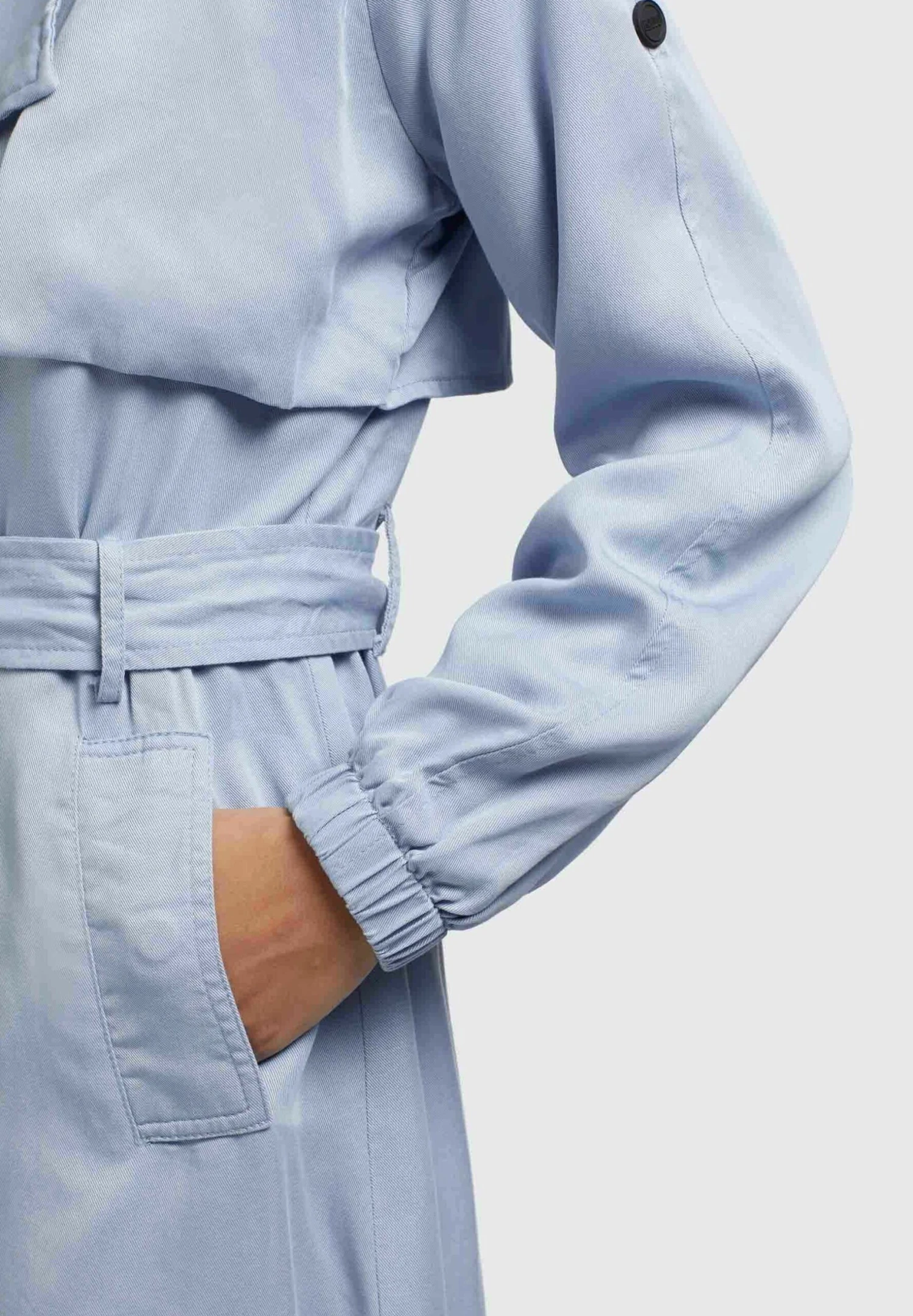 Khujo Garda - Trenchcoat - Blau 8 Khujo Garda - Trenchcoat - Blau - Afbeelding 6