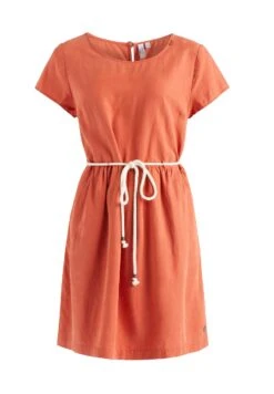 Khujo Asba - Jurk - Terrakotta -Khujo 9815996b53f74848ad40097cf3e3ca6e