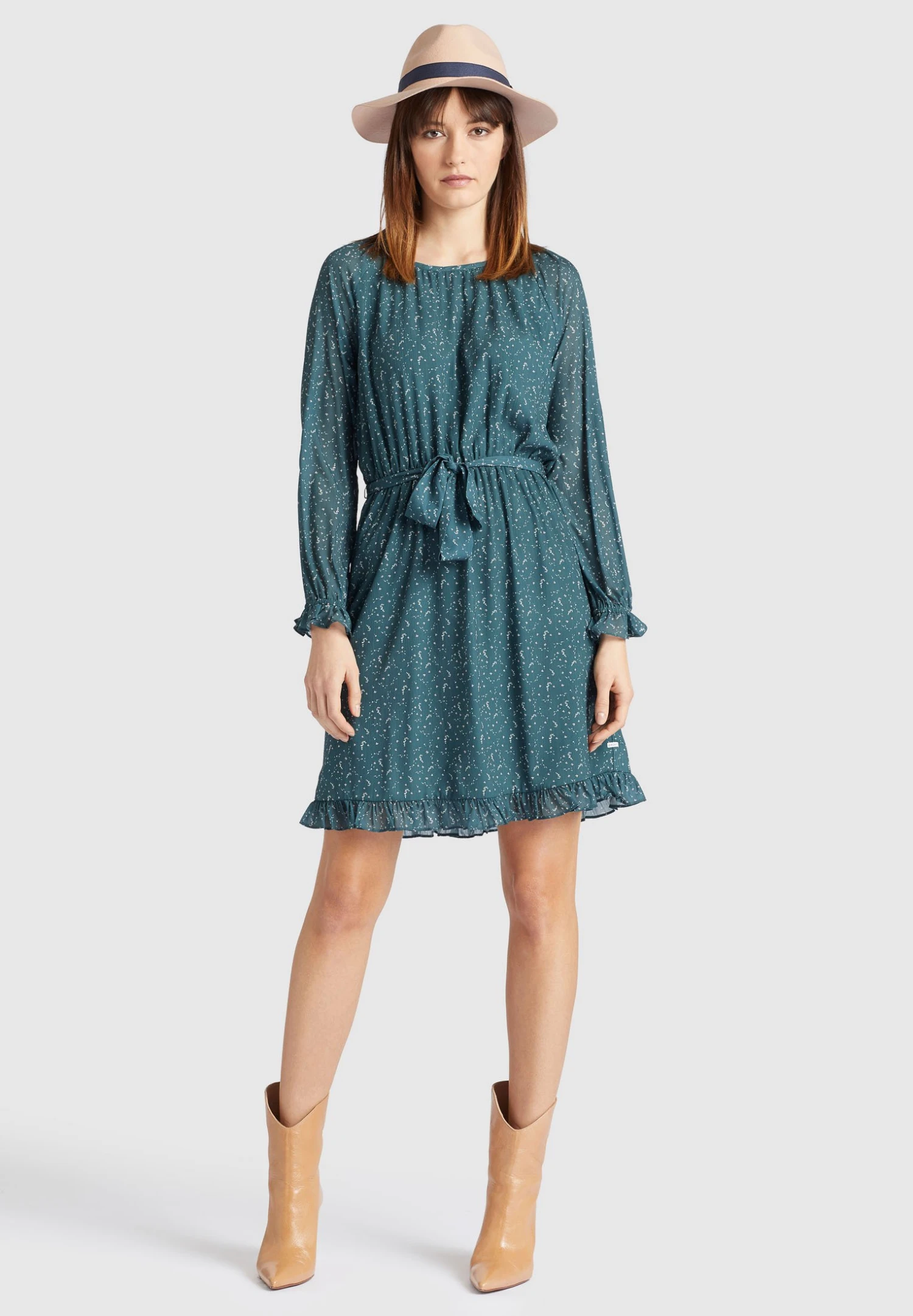 Khujo Medusa - Jurk - Grün 4 Khujo Medusa - Jurk - Grün - Afbeelding 2