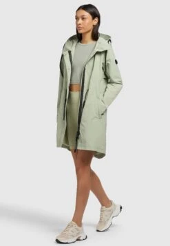 Khujo Adda - Halflange Jas - Blassgrün -Khujo a3ca60f509bd45b1bfb86a38aea3342d