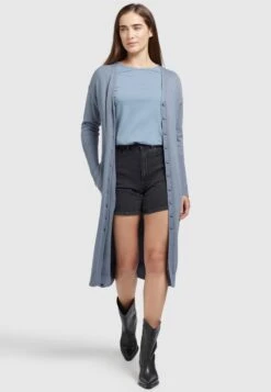 Khujo Elina - Halflange Jas - Blau -Khujo af343390f6ab469ab9252271b40ff242