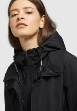 Khujo Felina - Regenjas - Schwarz -Khujo b2b4387c4f514b72b5c9e9ca7695741e