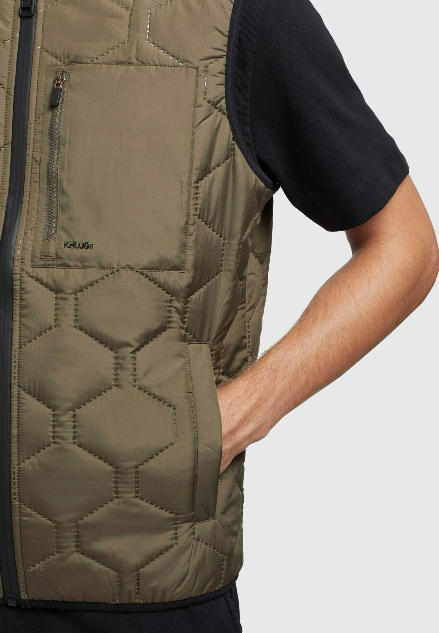 Khujo Liel - Bodywarmer - Olivgruen 7 Khujo Liel - Bodywarmer - Olivgruen - Afbeelding 5