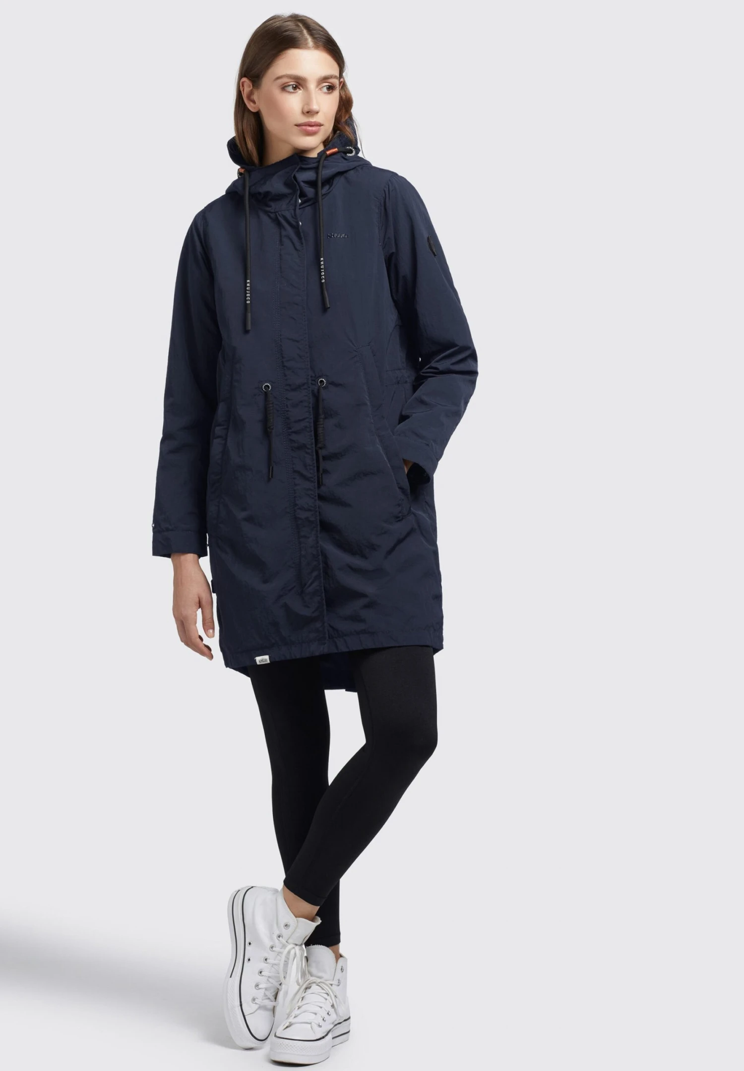 Khujo Adda - Halflange Jas - Dunkelblau 9 Khujo Adda - Halflange Jas - Dunkelblau - Afbeelding 7