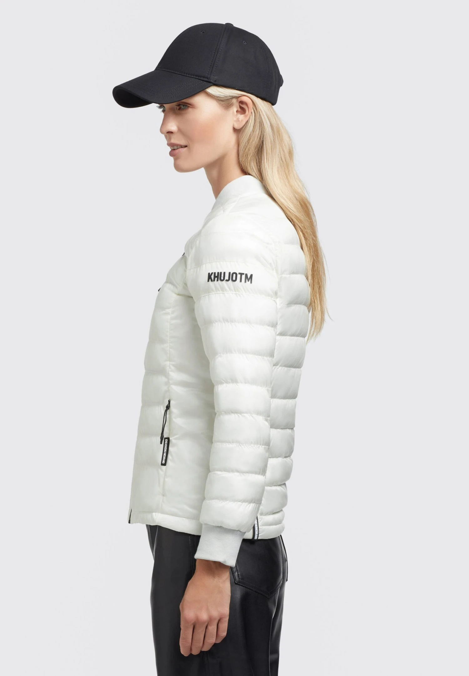 Khujo Maude Shiny - Bomberjacks - Cremeweiß 7 Khujo Maude Shiny - Bomberjacks - Cremeweiß - Afbeelding 5