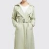 Khujo Garda - Trenchcoat - Blassgrün -Khujo c57a5e5fe1f74ab7bdb9e82800671a1c