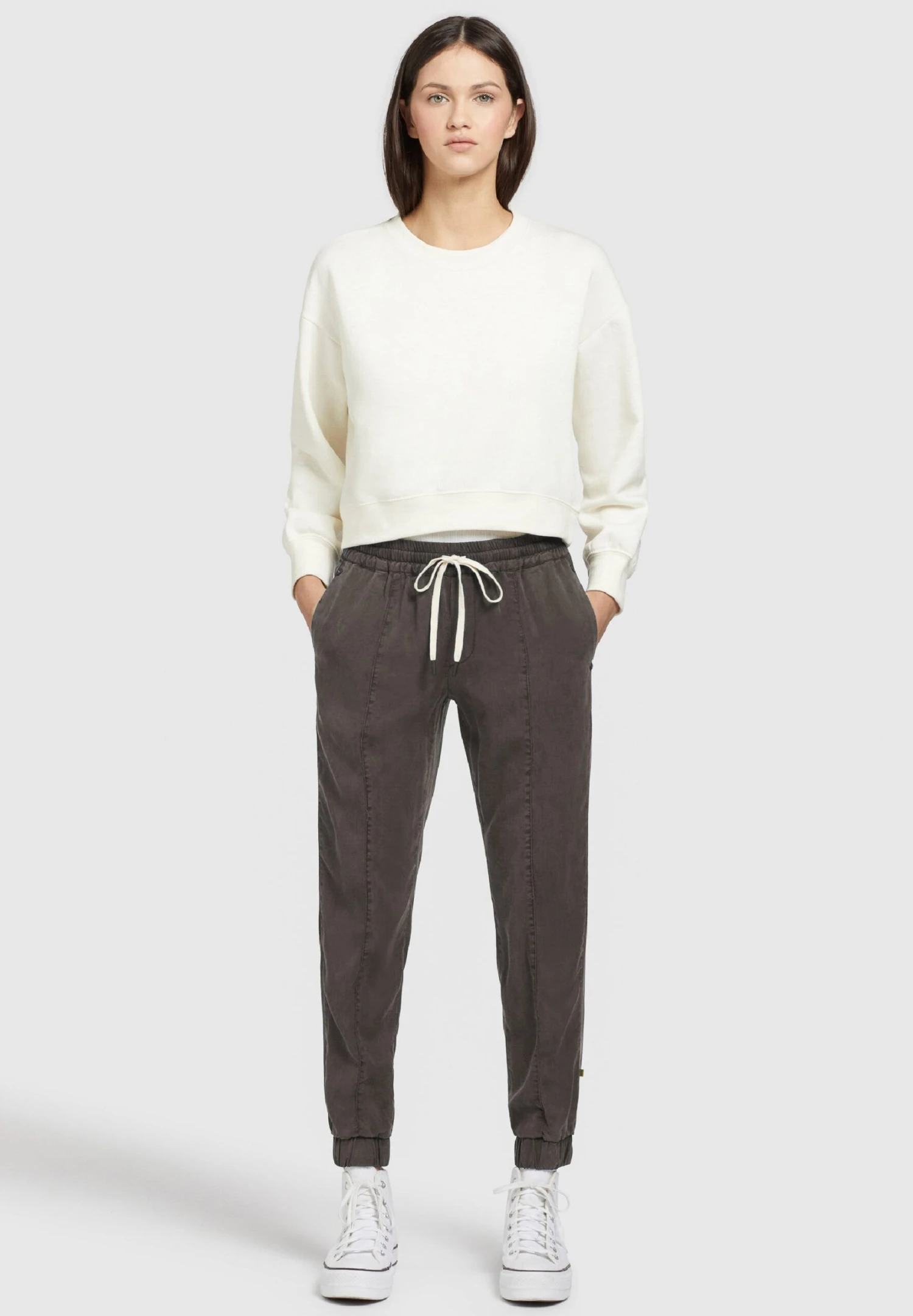 Khujo Sandi - Trainingsbroek - Anthrazit 4 Khujo Sandi - Trainingsbroek - Anthrazit - Afbeelding 2