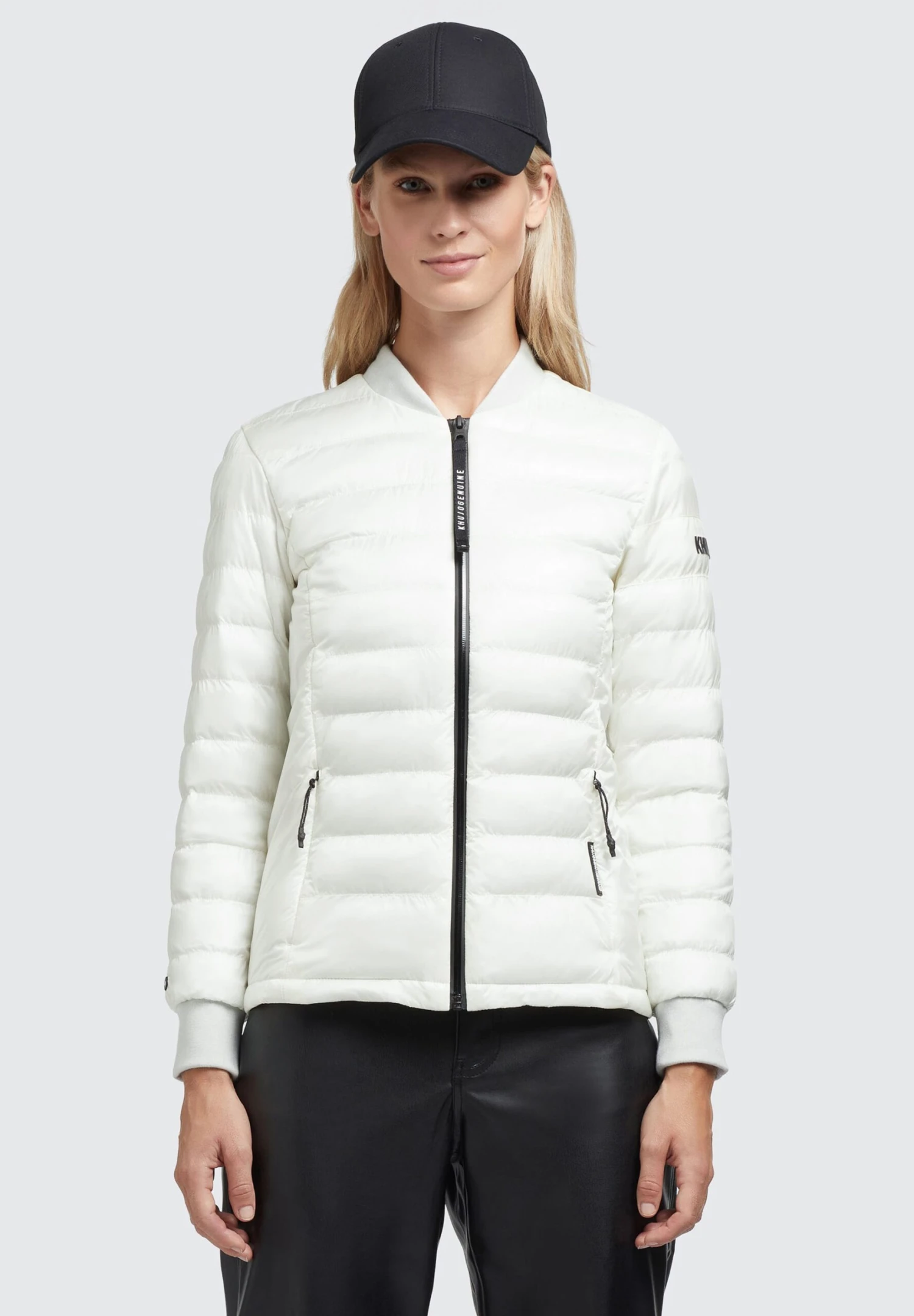 Khujo Maude Shiny - Bomberjacks - Cremeweiß 3 Khujo Maude Shiny - Bomberjacks - Cremeweiß