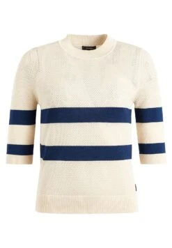 Khujo Chumane - T-Shirt Print - Sand/Dark Blue -Khujo d352fed0f9c2420396c257c6d8258f91